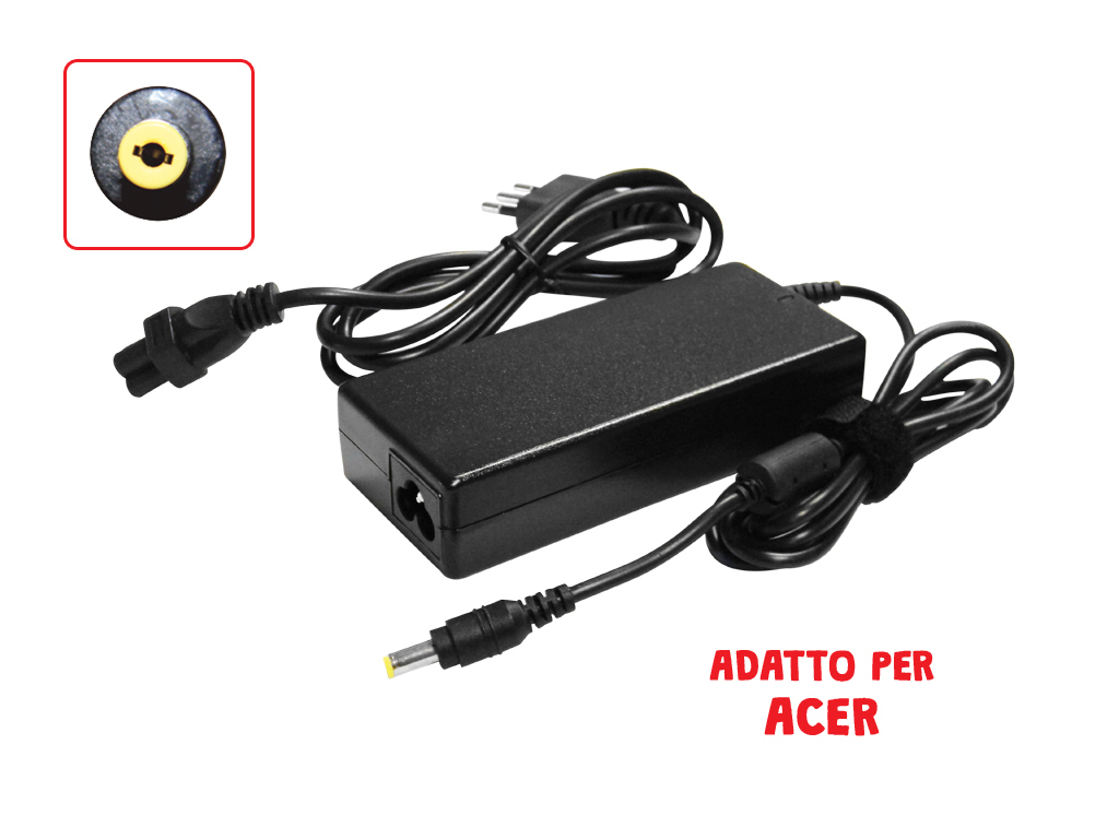 Adattatore Acer Aspire, TravelMate 19V 4.74A 90W 5.5*2.1 Mod. AC19V4.74A-21